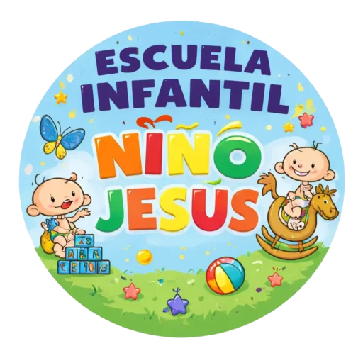 logo escuela infantil niño jesuis