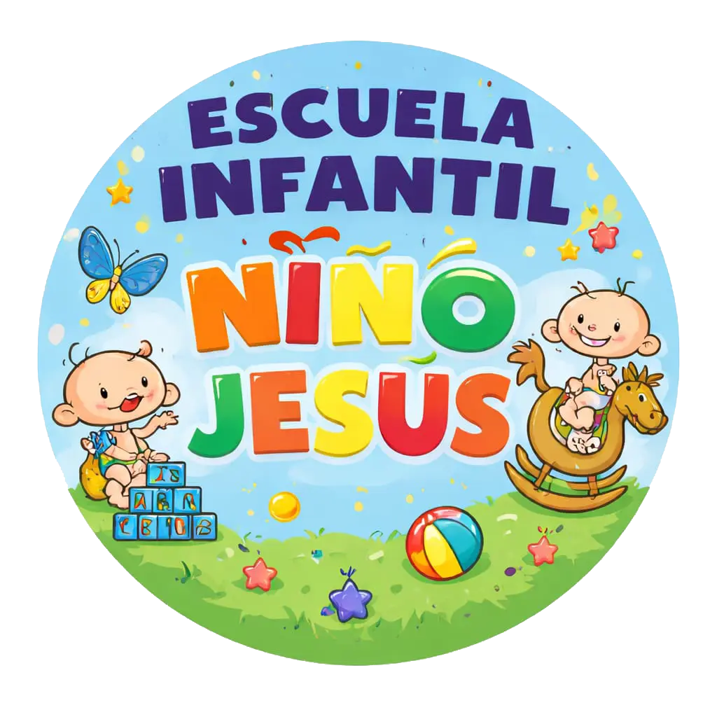 logo escuela infantil niño jesuis